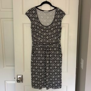 Black and white dress